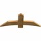 Ekena Millwork Bellingham Rough Sawn Timber Gable Bracket, Western Red Cedar, 48"W x 20"H x 2"D x 6"F, 10/12 Pitch GBW048X20X0206BEL00RWR - alternate 4